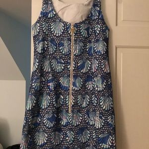 Lilly Pulitzer Dresses - NWOT Lilly Pulitzer Bay Blue Shell Eyelet Shift Lilly Pulitzer Dresses - NWOT Lilly Pulitzer Bay Blue Shell Eyelet Shift
